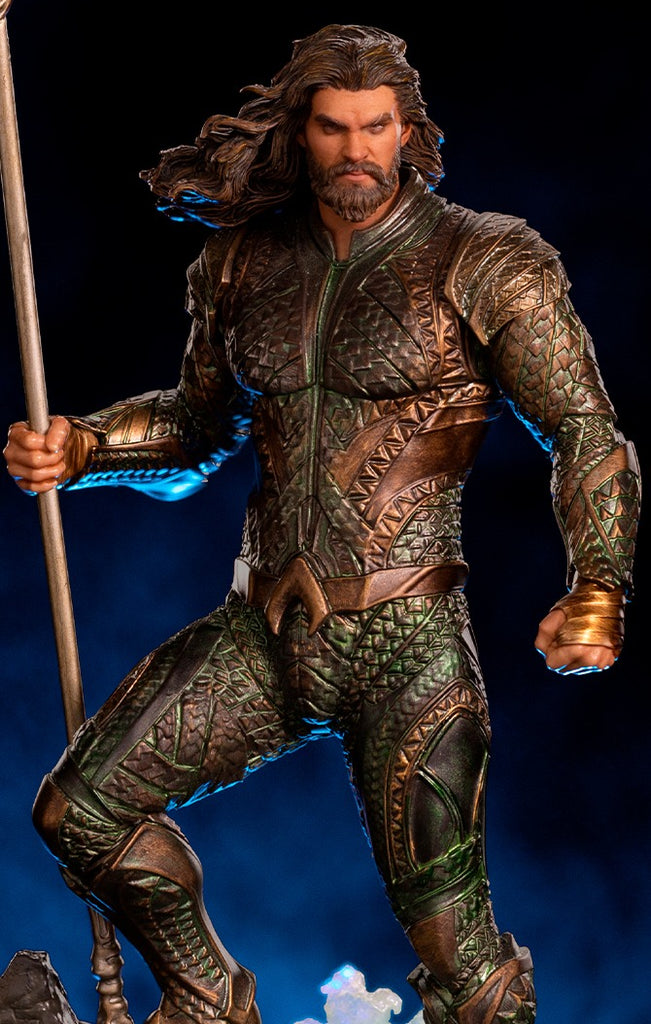 Estátua Aquaman - Liga da Justiça de Zack Snyder - BDS Art Scale 1/10 - Iron Studios