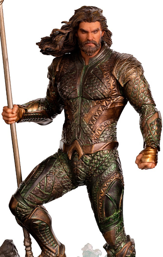 Estátua Aquaman - Liga da Justiça de Zack Snyder - BDS Art Scale 1/10 - Iron Studios