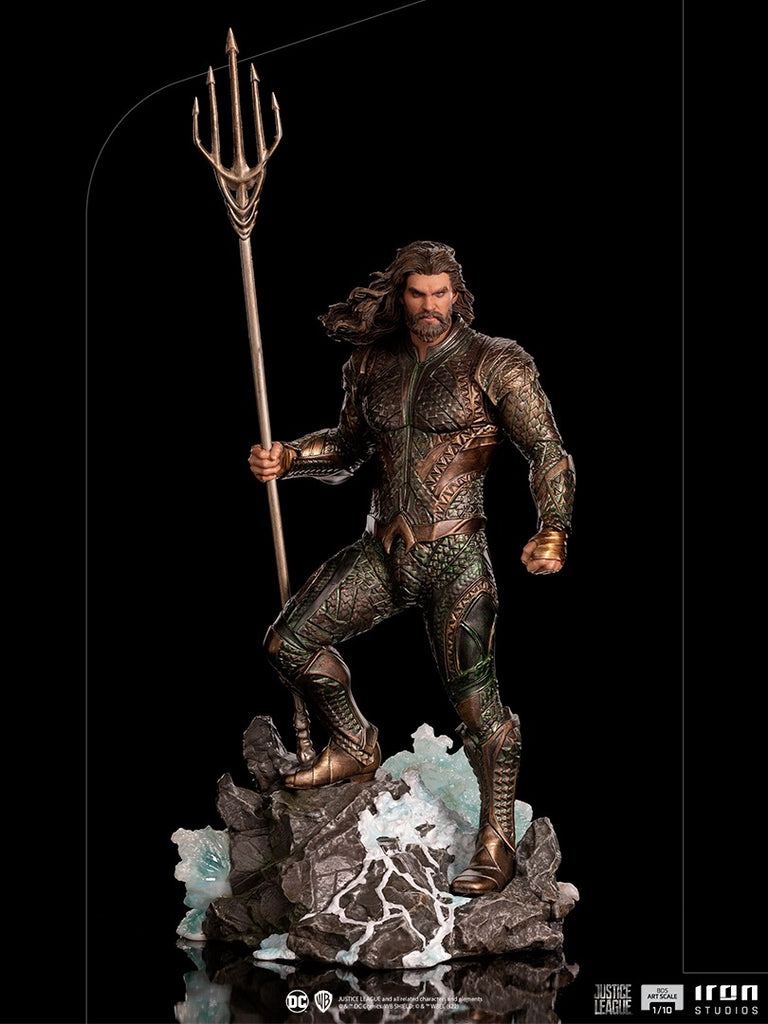 Estátua Aquaman - Liga da Justiça de Zack Snyder - BDS Art Scale 1/10 - Iron Studios