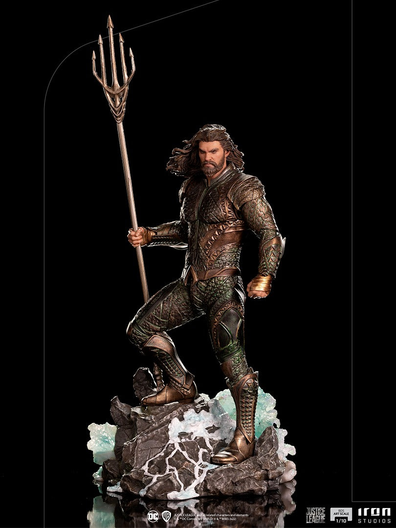 Estátua Aquaman - Liga da Justiça de Zack Snyder - BDS Art Scale 1/10 - Iron Studios