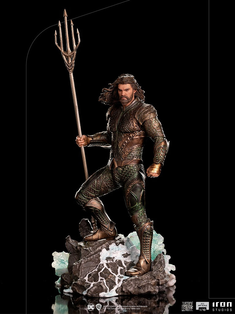 Estátua Aquaman - Liga da Justiça de Zack Snyder - BDS Art Scale 1/10 - Iron Studios
