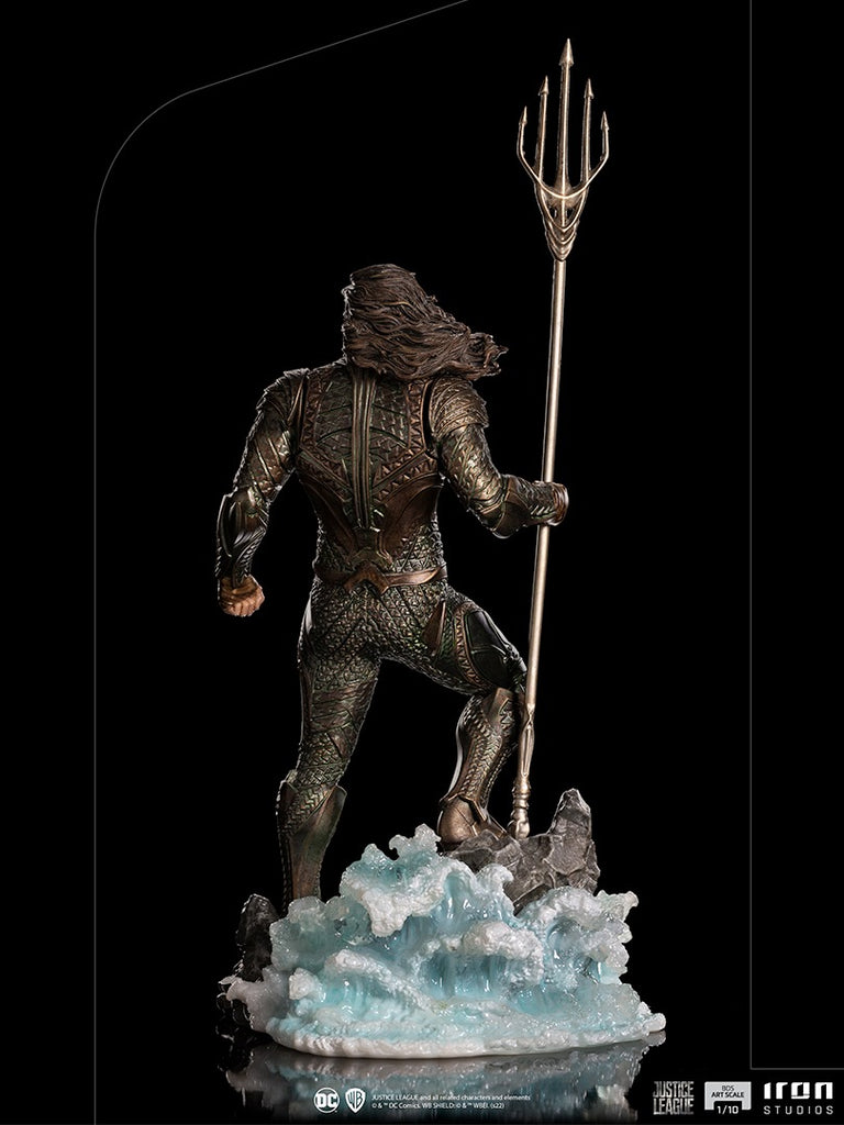 Estátua Aquaman - Liga da Justiça de Zack Snyder - BDS Art Scale 1/10 - Iron Studios