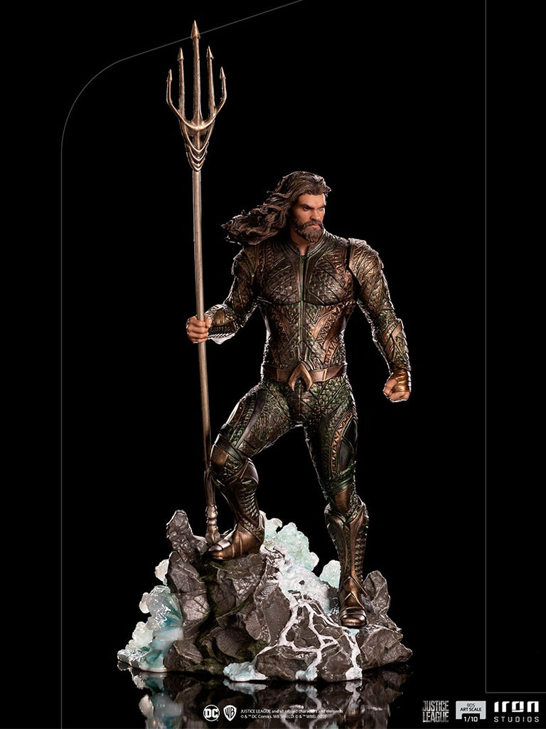 Estátua Aquaman - Liga da Justiça de Zack Snyder - BDS Art Scale 1/10 - Iron Studios