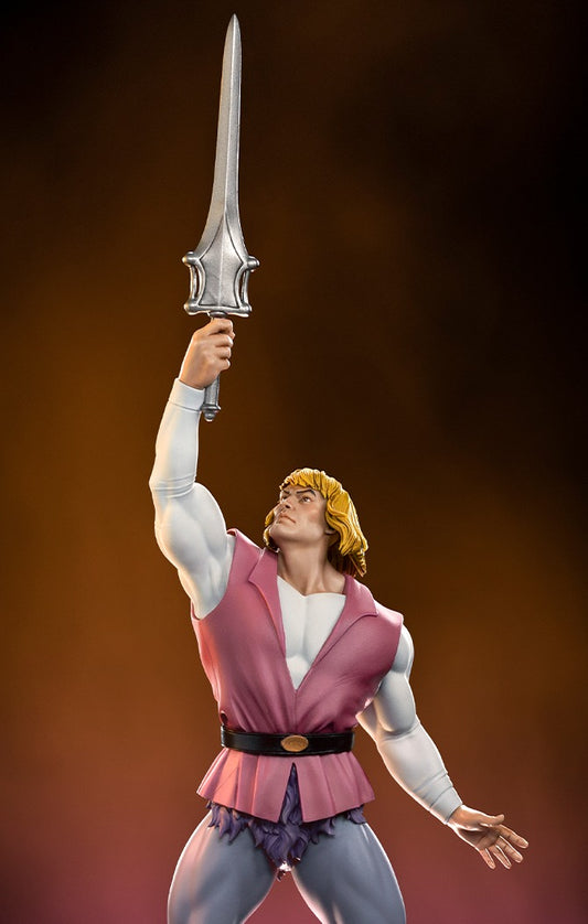 Estátua Principe Adam - He-Man e os Mestres do Universo - Art Scale 1/10 - Iron Studios