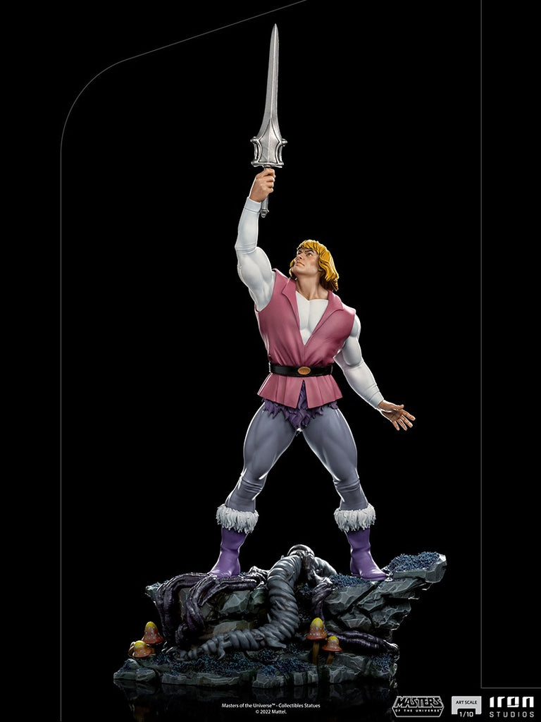 Estátua Principe Adam - He-Man e os Mestres do Universo - Art Scale 1/10 - Iron Studios