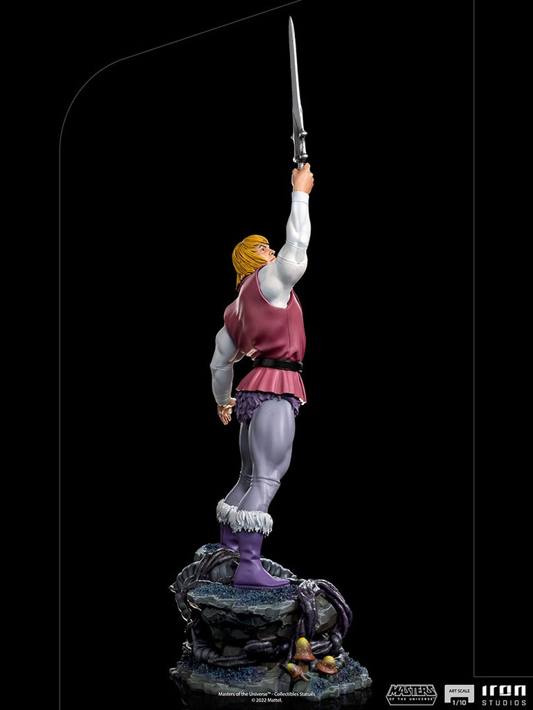 Estátua Principe Adam - He-Man e os Mestres do Universo - Art Scale 1/10 - Iron Studios