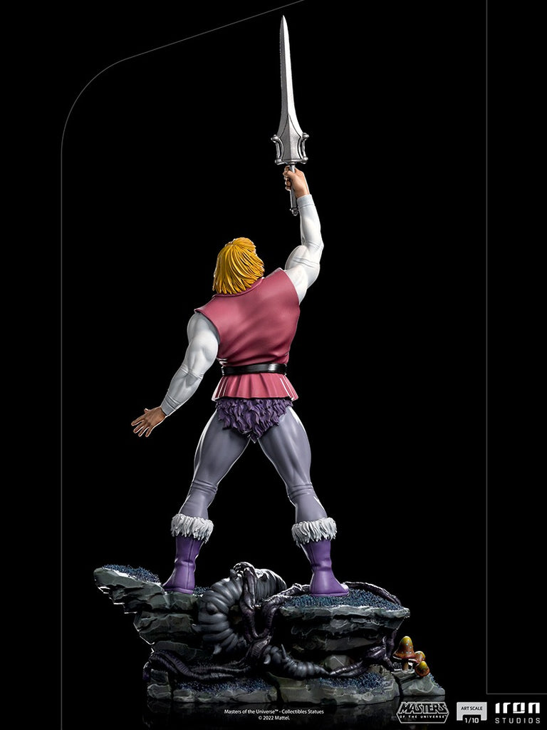 Estátua Principe Adam - He-Man e os Mestres do Universo - Art Scale 1/10 - Iron Studios