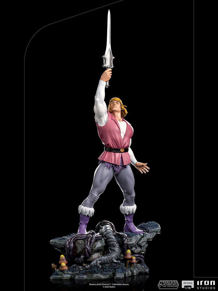 Estátua Principe Adam - He-Man e os Mestres do Universo - Art Scale 1/10 - Iron Studios