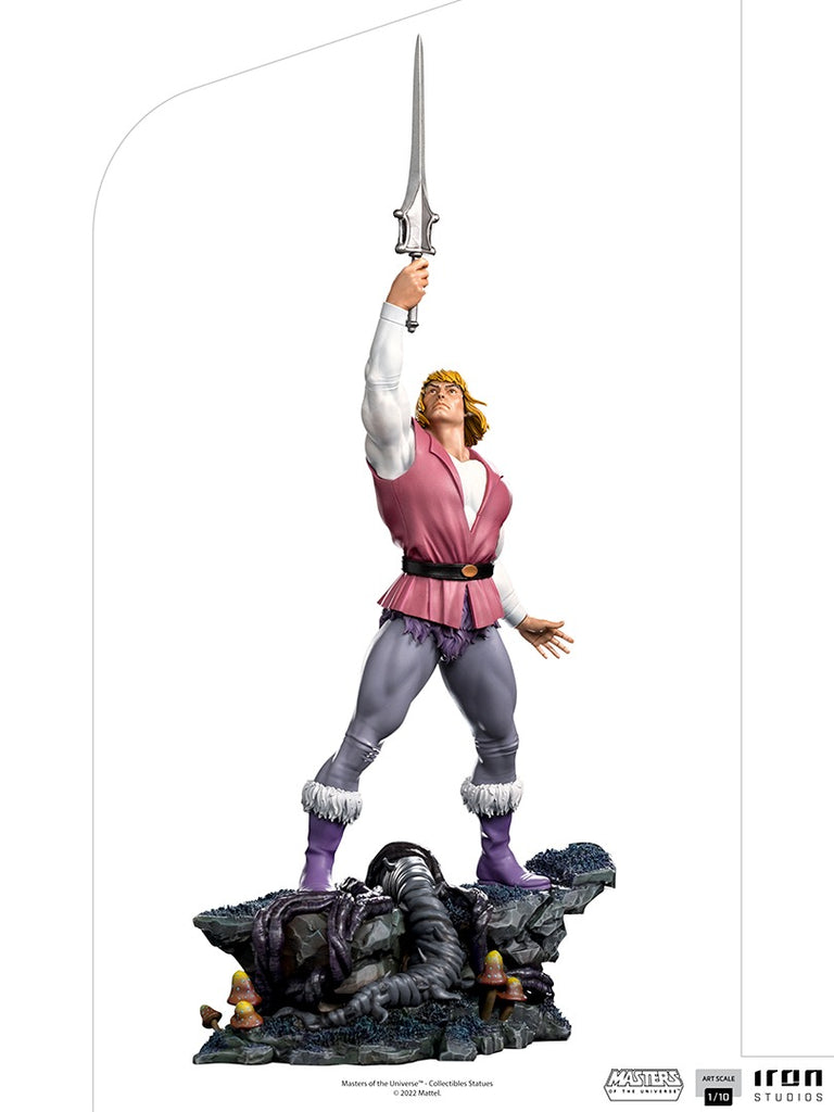 Estátua Principe Adam - He-Man e os Mestres do Universo - Art Scale 1/10 - Iron Studios