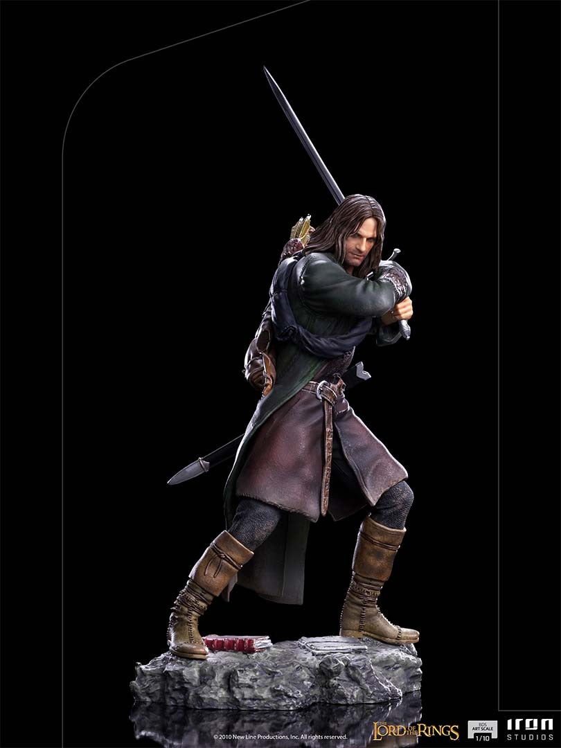 Estátua Aragorn - O Senhor dos Anéis - Art Scale 1/10 - Iron Studios