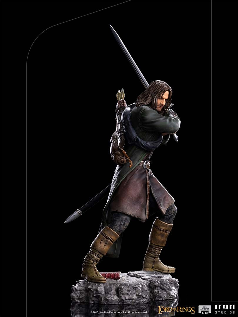 Estátua Aragorn - O Senhor dos Anéis - Art Scale 1/10 - Iron Studios