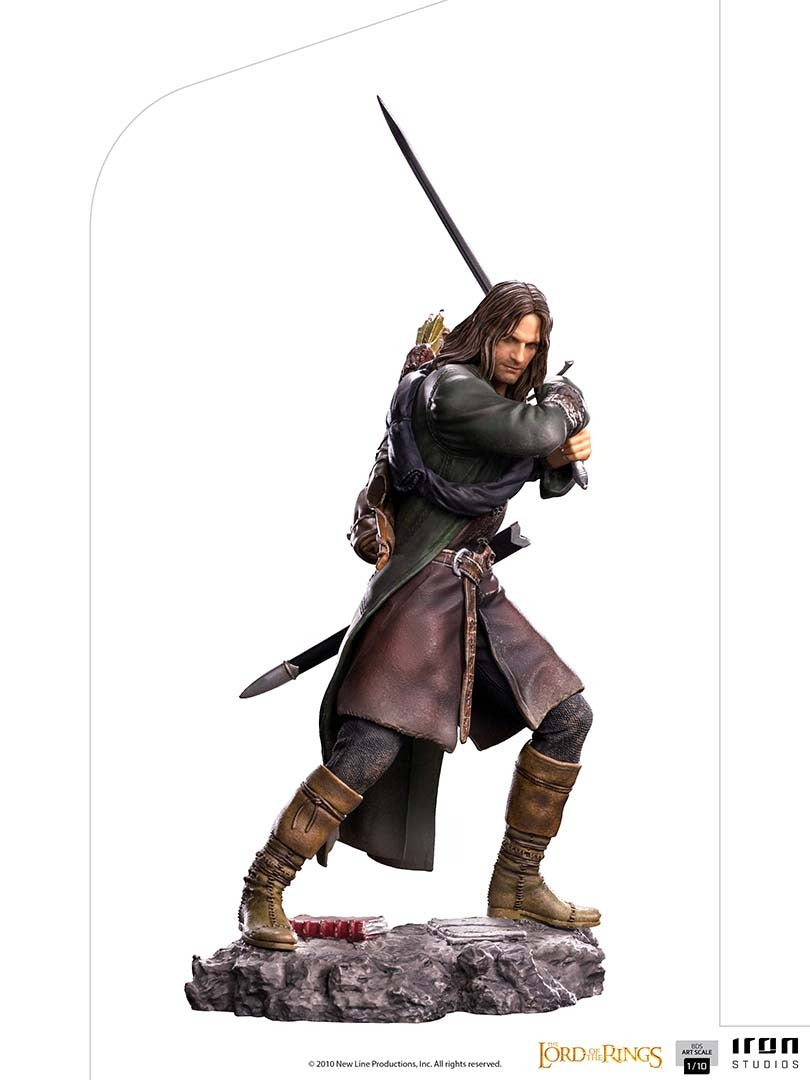 Estátua Aragorn - O Senhor dos Anéis - Art Scale 1/10 - Iron Studios