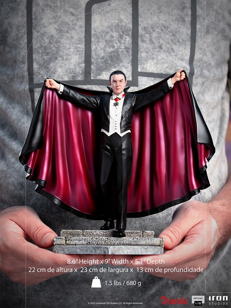 Estátua Dracula Bela Lugosi - Dracula - Art Scale 1/10 - Iron Studios