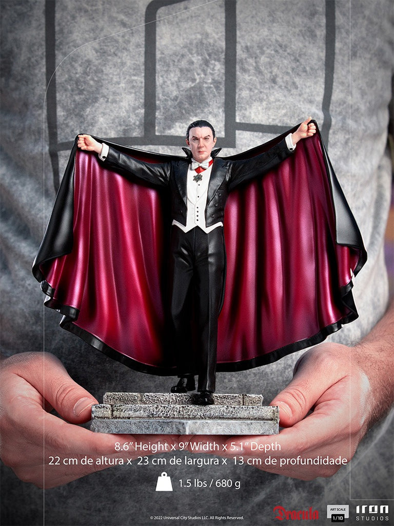 Estátua Dracula Bela Lugosi - Dracula - Art Scale 1/10 - Iron Studios