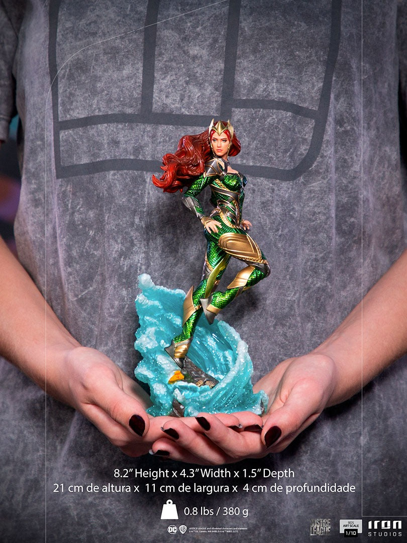 Estátua Mera - Liga da Justiça de Zack Snyder - BDS Art Scale 1/10 - Iron Studios