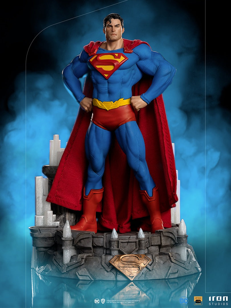Estátua Super Homem Unleashed Deluxe - DC Comics - Art Scale 1/10 - Iron Studios
