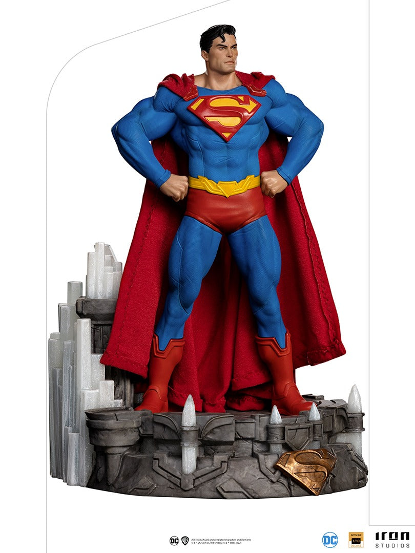 Estátua Super Homem Unleashed Deluxe - DC Comics - Art Scale 1/10 - Iron Studios