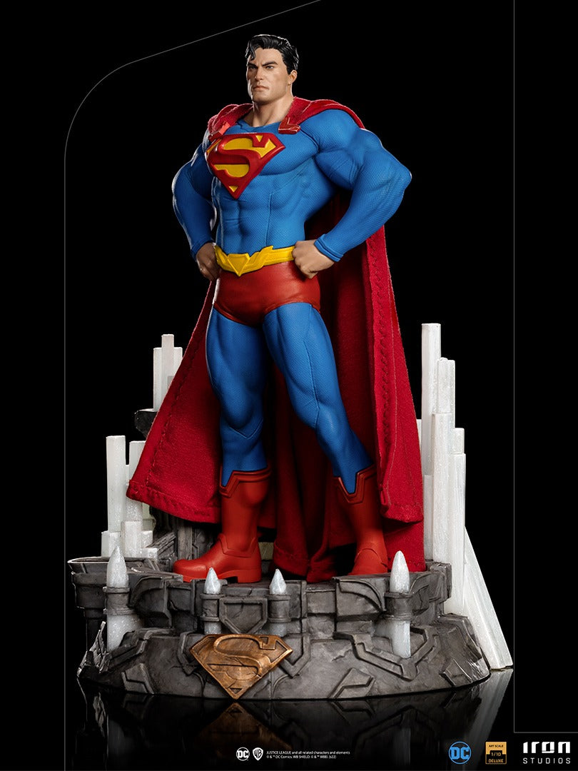 Estátua Super Homem Unleashed Deluxe - DC Comics - Art Scale 1/10 - Iron Studios
