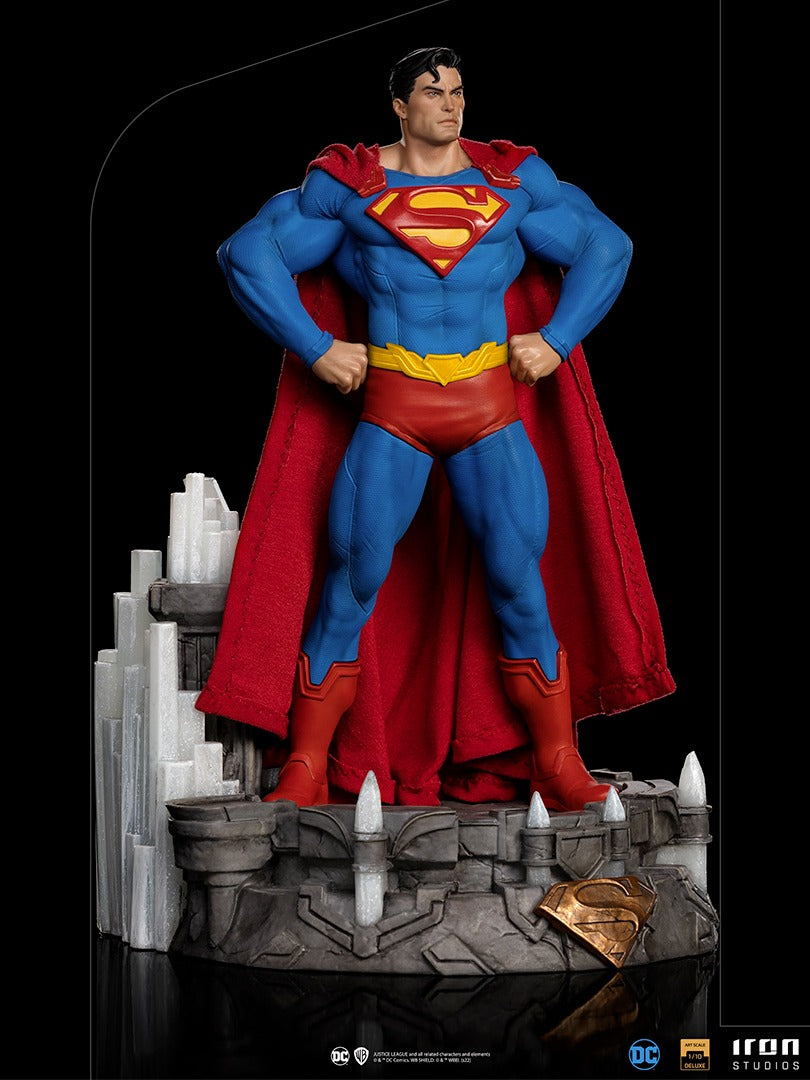 Estátua Super Homem Unleashed Deluxe - DC Comics - Art Scale 1/10 - Iron Studios