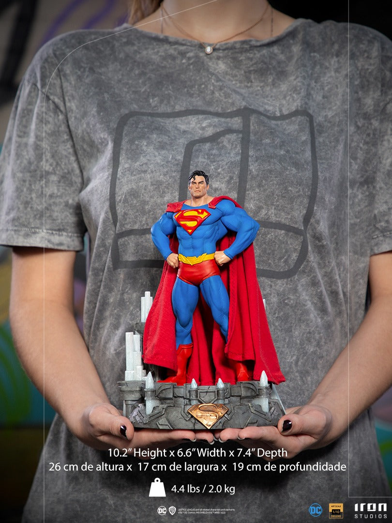 Estátua Super Homem Unleashed Deluxe - DC Comics - Art Scale 1/10 - Iron Studios