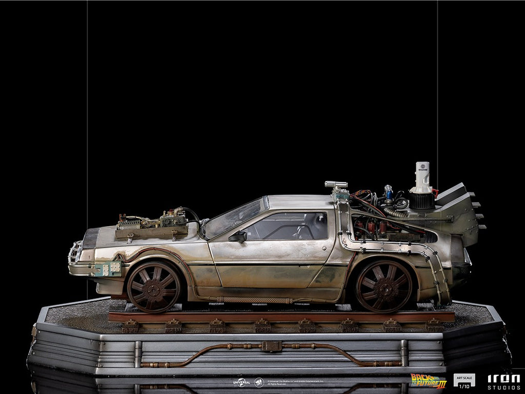 Estátua Delorean - De Volta para o Futuro III - Art Scale 1/10 - Iron Studios