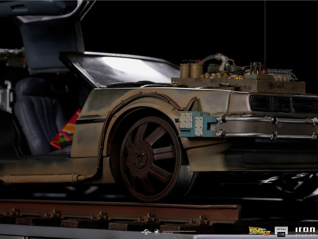 Estátua Delorean - De Volta para o Futuro III - Art Scale 1/10 - Iron Studios