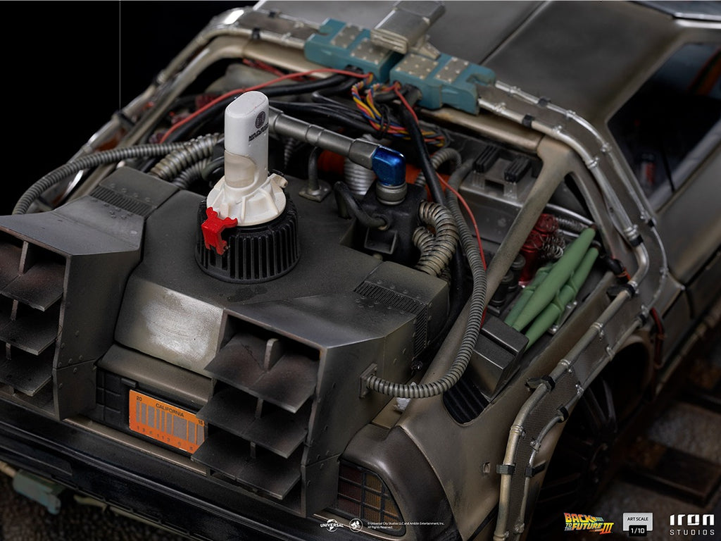 Estátua Delorean - De Volta para o Futuro III - Art Scale 1/10 - Iron Studios