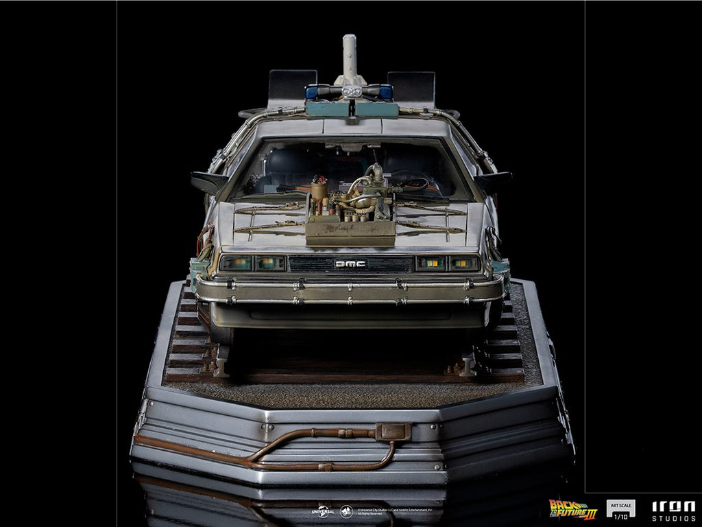Estátua Delorean - De Volta para o Futuro III - Art Scale 1/10 - Iron Studios