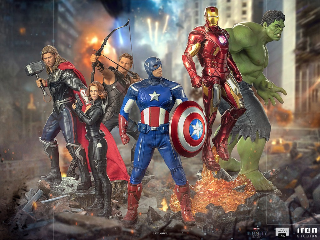 Estátua Iron Man (Batalha de Nova York) - Infinity Saga - BDS Art Scale 1/10  - Iron Studios