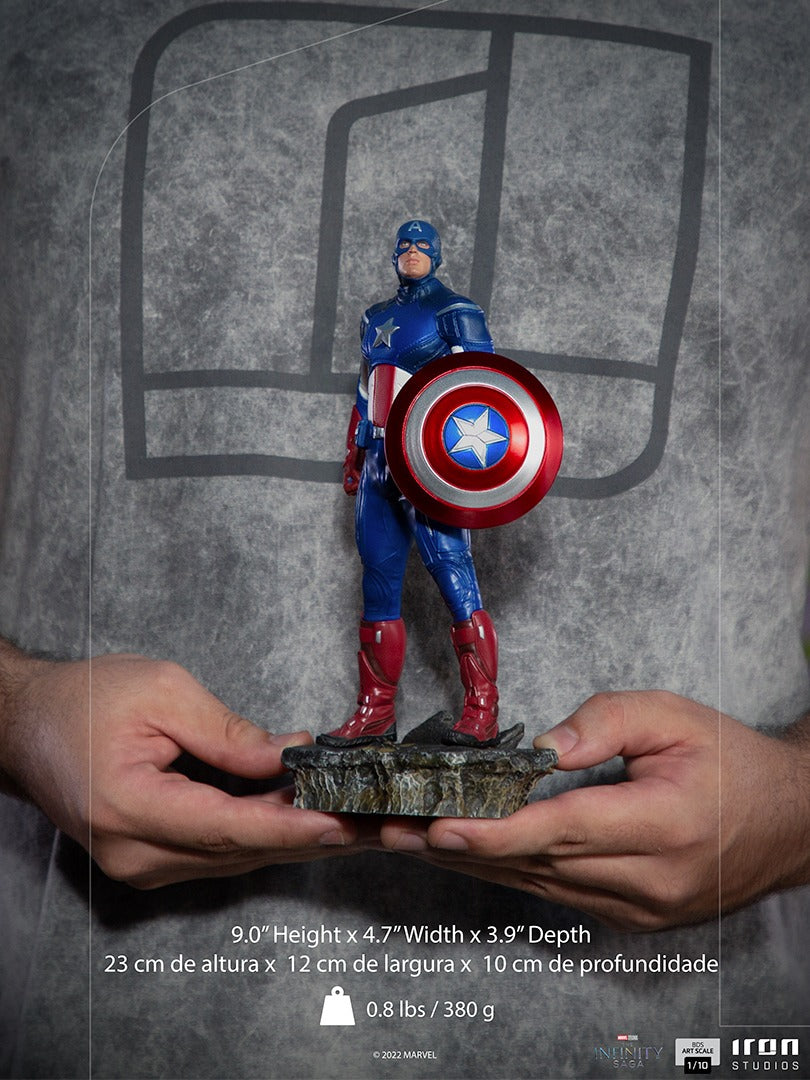 Estátua Capitão América (Batalha de Nova York) - Infinity Saga - BDS Art Scale 1/10 - Iron Studios