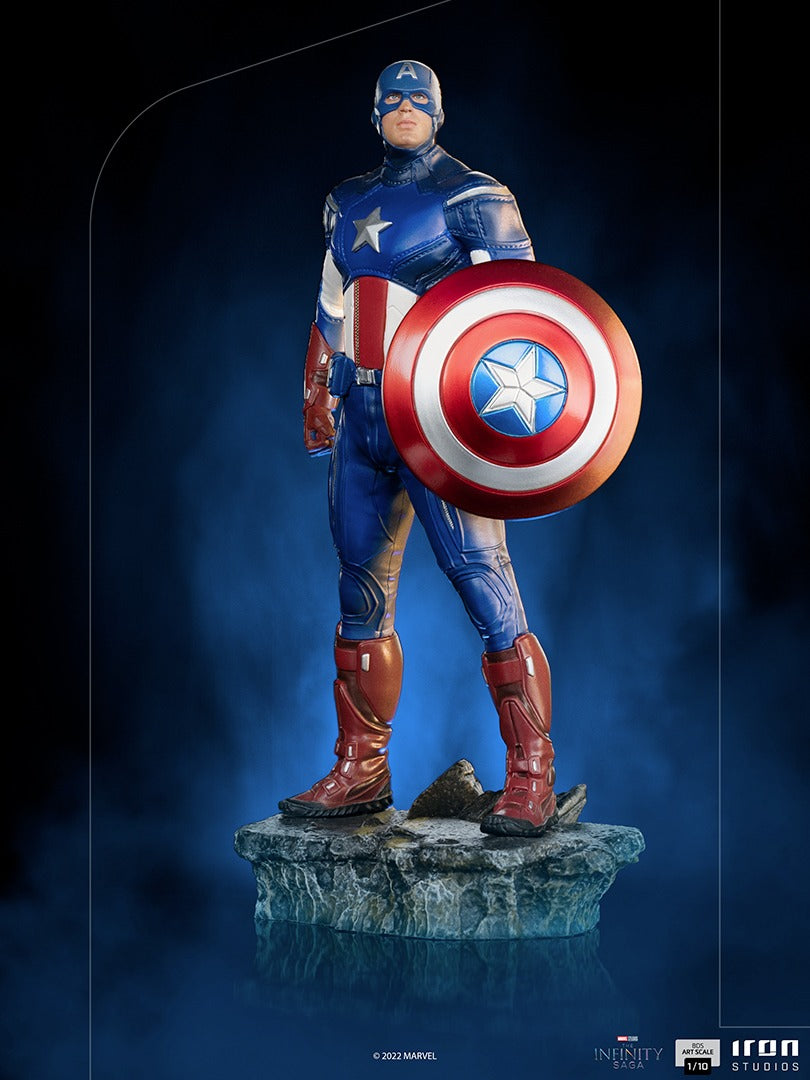 Estátua Capitão América (Batalha de Nova York) - Infinity Saga - BDS Art Scale 1/10 - Iron Studios