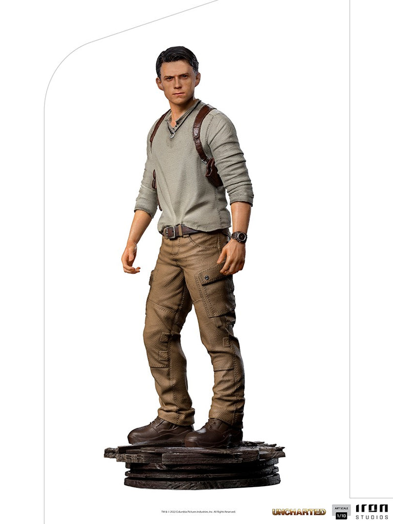 Estátua Nathan Drake - Uncharted (Movie) - Art Scale 1/10 - Iron Studios