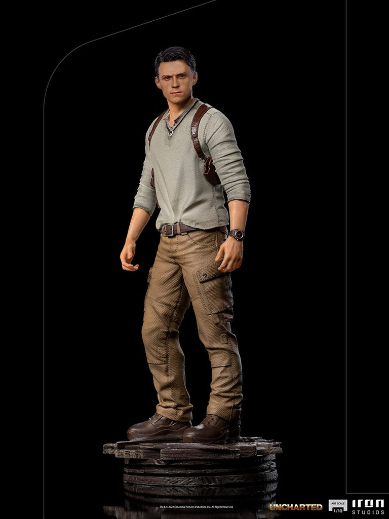 Estátua Nathan Drake - Uncharted (Movie) - Art Scale 1/10 - Iron Studios