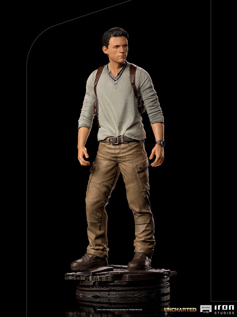 Estátua Nathan Drake - Uncharted (Movie) - Art Scale 1/10 - Iron Studios