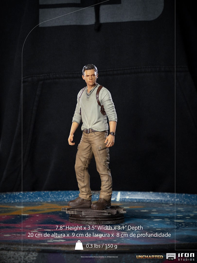 Estátua Nathan Drake - Uncharted (Movie) - Art Scale 1/10 - Iron Studios