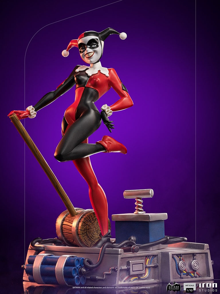 Estátua Arlequina - Batman Animated Series - Art Scale 1/10 - Iron Studios