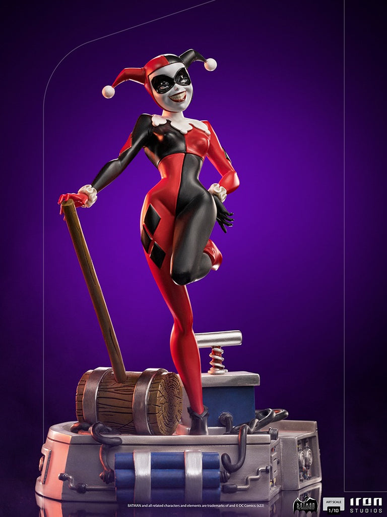 Estátua Arlequina - Batman Animated Series - Art Scale 1/10 - Iron Studios