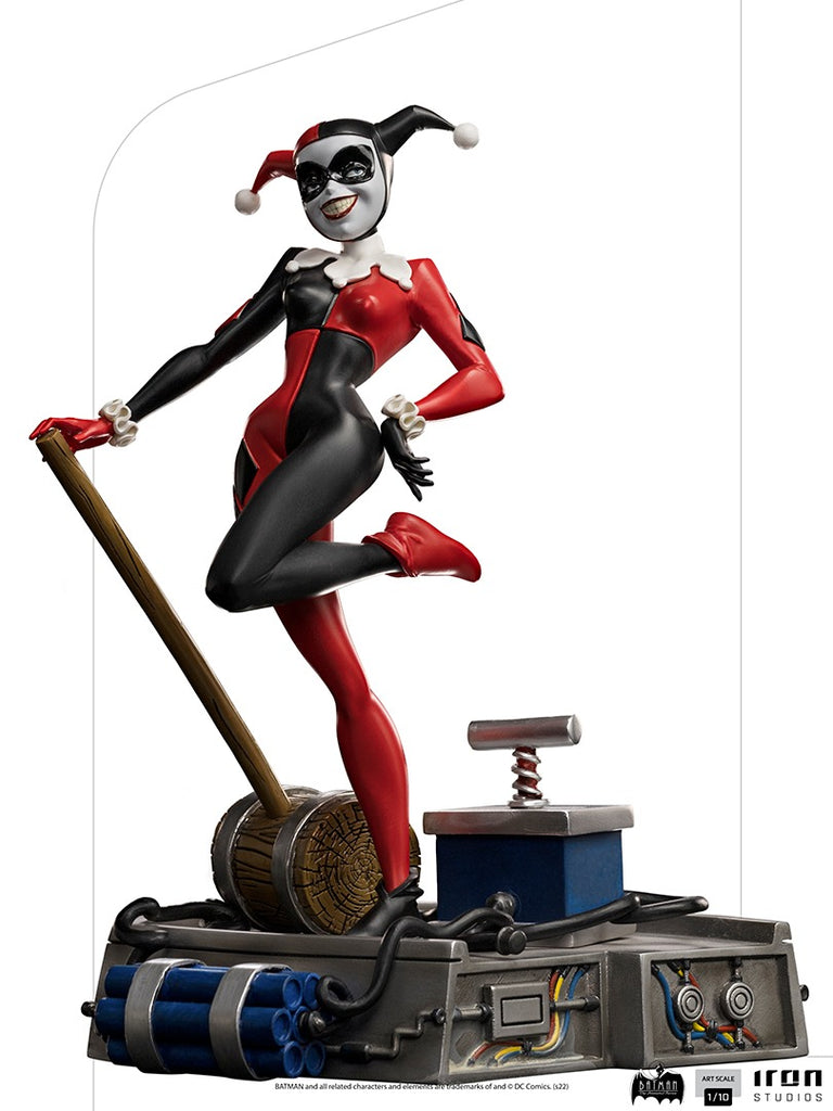 Estátua Arlequina - Batman Animated Series - Art Scale 1/10 - Iron Studios