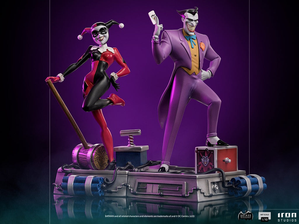 Estátua Coringa - Batman Animated Series - Art Scale 1/10 - Iron Studios