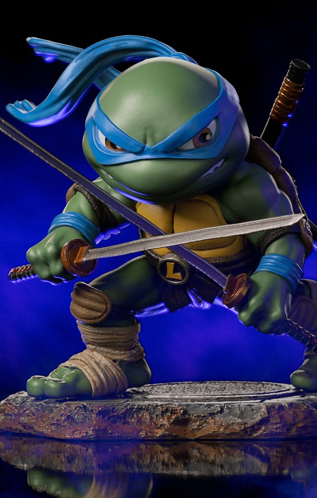 Estátua Leonardo - Tartarugas Ninja - MiniCo - Iron Studios