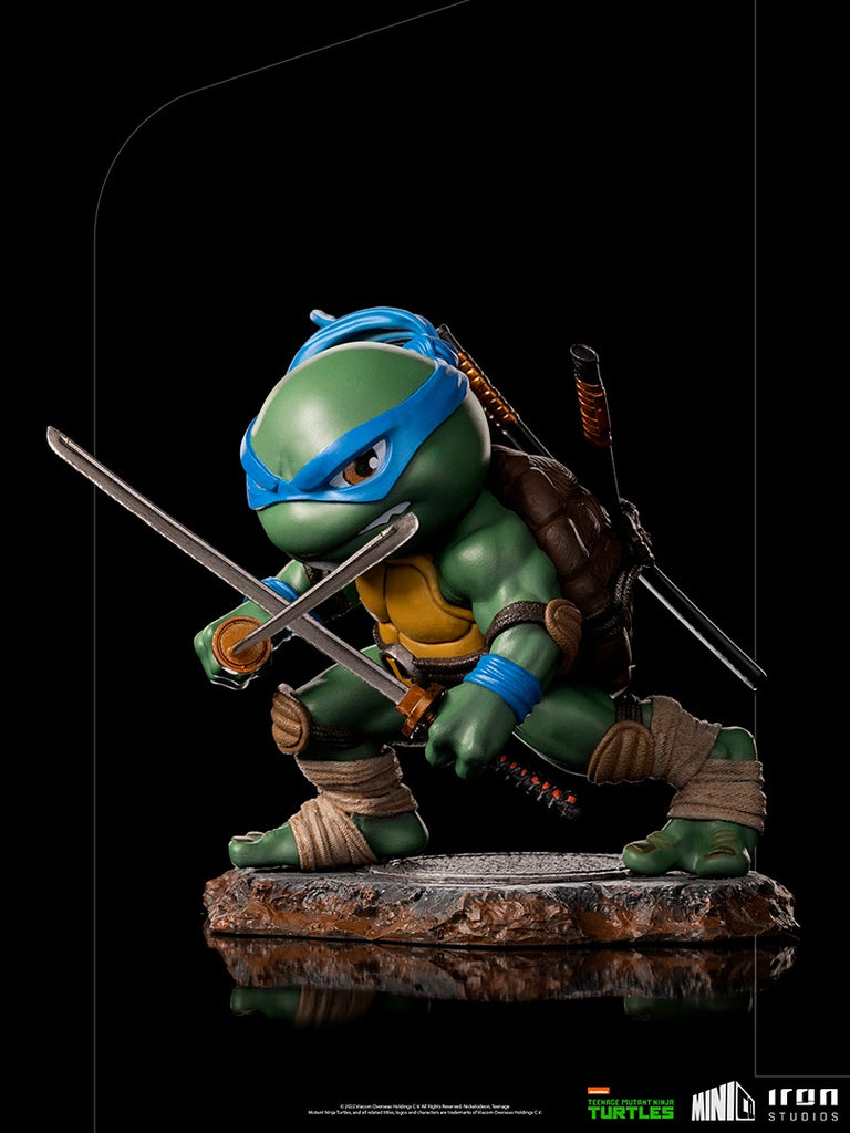 Estátua Leonardo - Tartarugas Ninja - MiniCo - Iron Studios