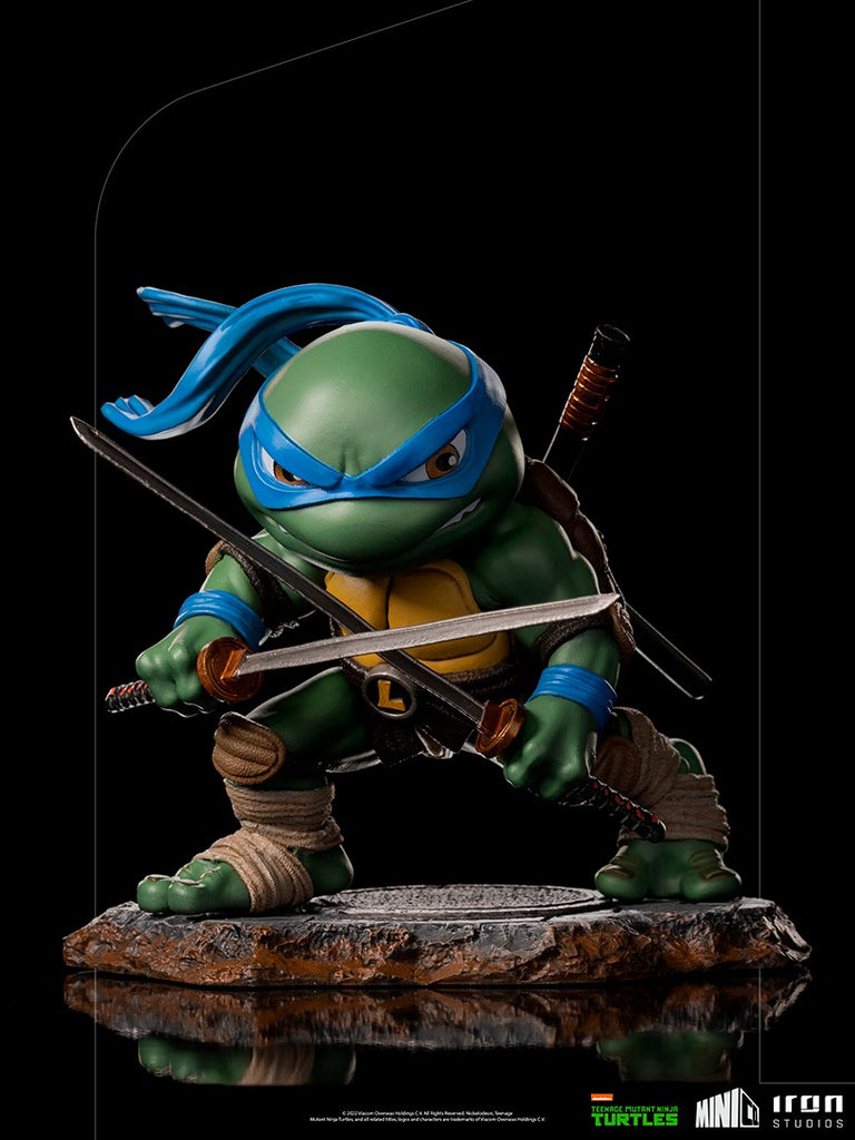 Estátua Leonardo - Tartarugas Ninja - MiniCo - Iron Studios