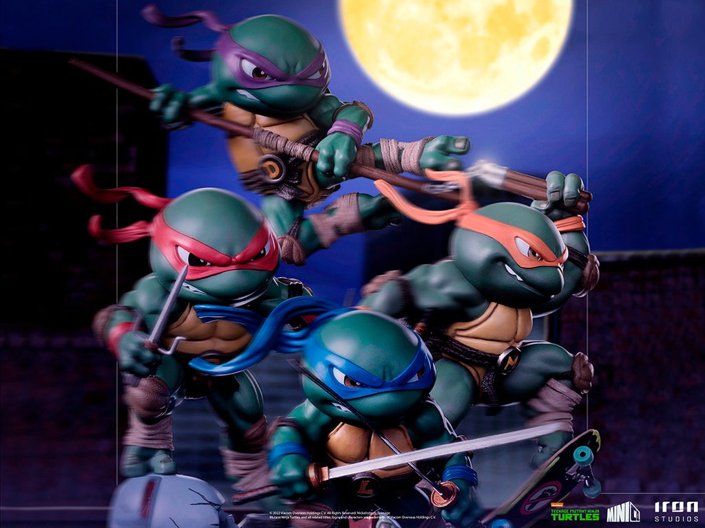 Estátua Leonardo - Tartarugas Ninja - MiniCo - Iron Studios