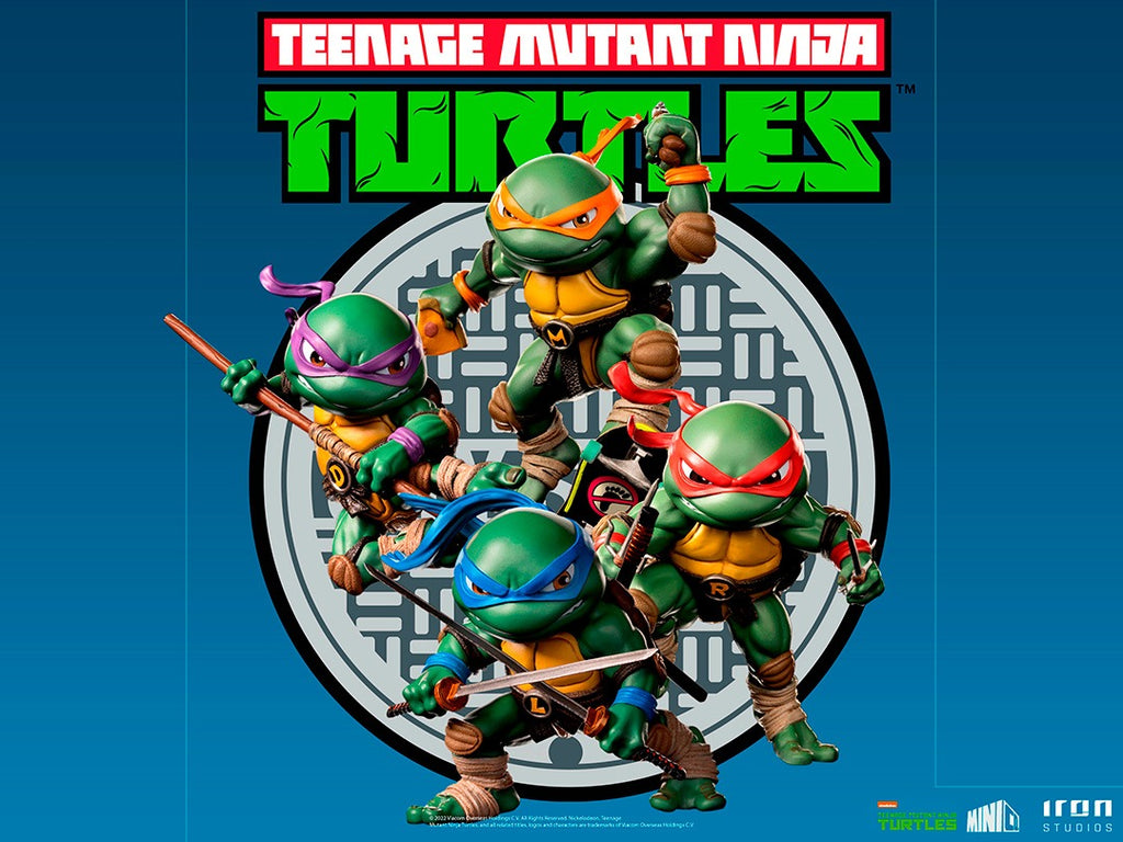 Estátua Leonardo - Tartarugas Ninja - MiniCo - Iron Studios