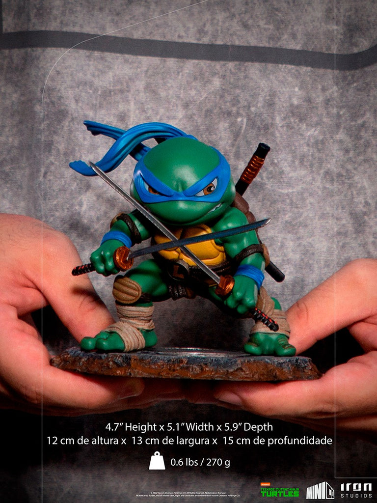 Estátua Leonardo - Tartarugas Ninja - MiniCo - Iron Studios