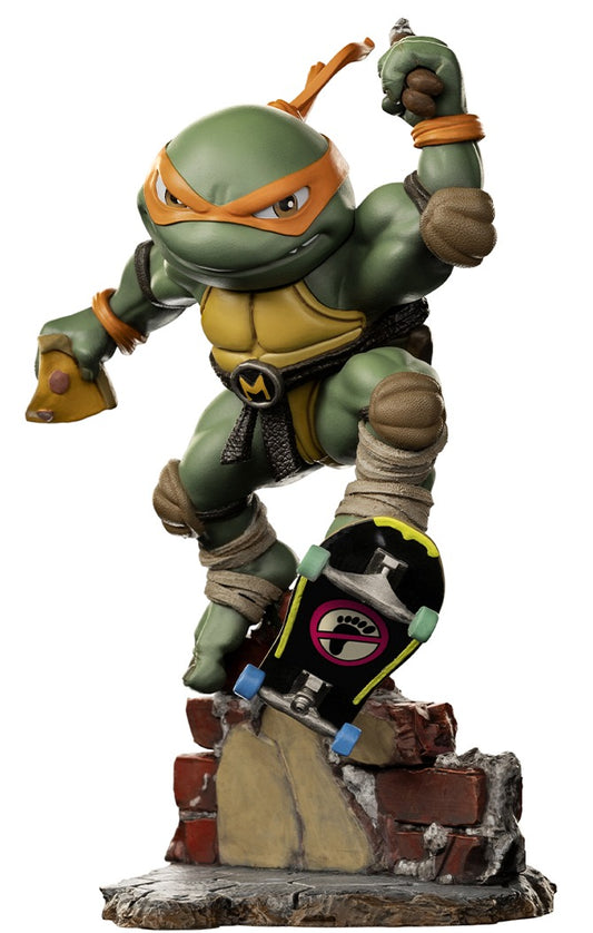 Estátua Michelangelo - Tartarugas Ninja - MiniCo - Iron Studios