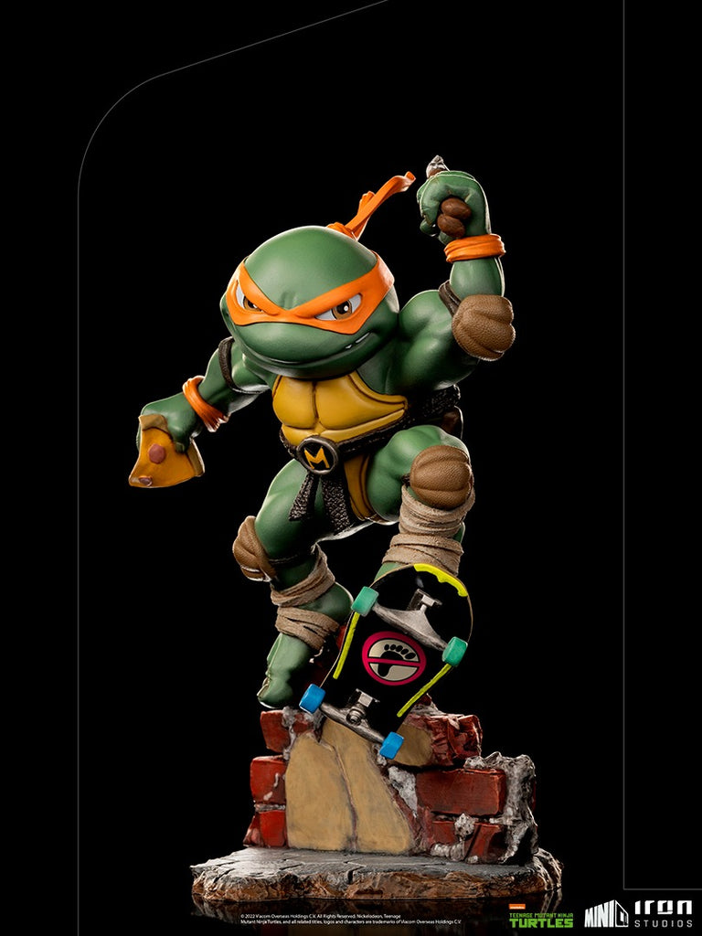 Estátua Michelangelo - Tartarugas Ninja - MiniCo - Iron Studios