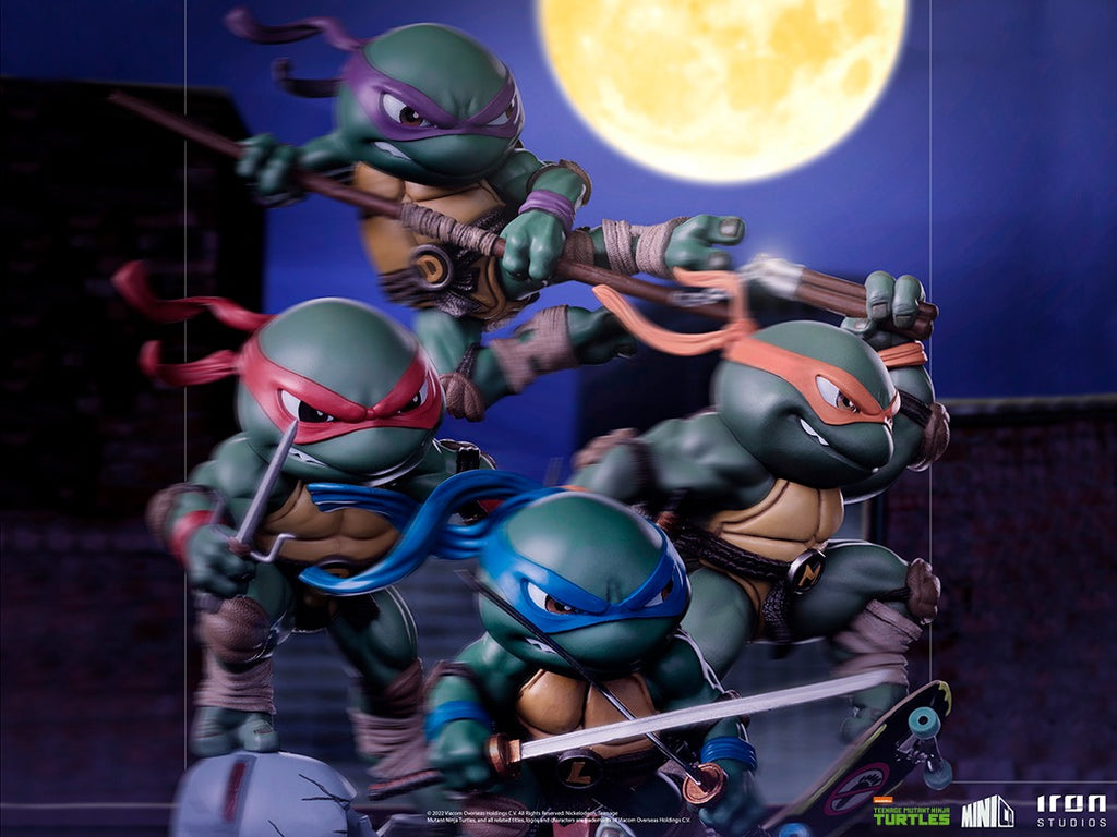 Estátua Michelangelo - Tartarugas Ninja - MiniCo - Iron Studios