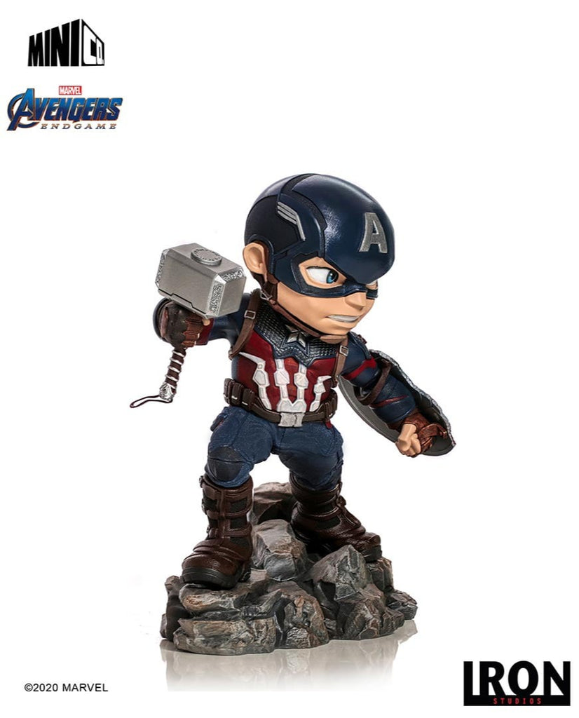 Estátua Captain America - Avengers: Endgame - MiniCo - Iron Studios