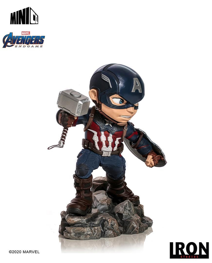 Estátua Captain America - Avengers: Endgame - MiniCo - Iron Studios